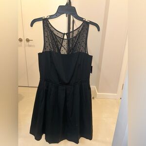 Elegant Black Mini Dress
